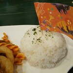 カフェダイニング ドングリ - 大人のお子様ランチにも、白米に旗！