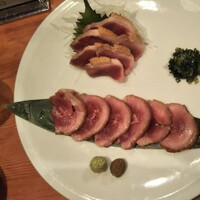 神楽坂 鴨匠 - 手前がモモ肉、後ろがロース