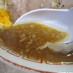 らーめん 辰屋 - 今回は、油が多めでしたね。