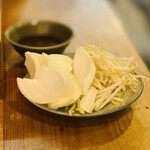 Hitsuji Ya Fu San - 野菜+タレ