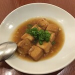 富錦樹台菜香檳 - ちょっと疑問な台湾揚げ出し豆腐。