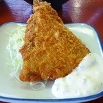 豊科食堂 - アジフライ