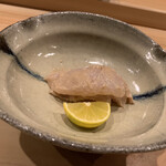 鮨 十兵衛 - カワハギの肝和え