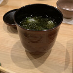 鮨 十兵衛 - あおさのお吸い物