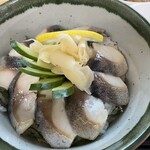 キッチン たんぽぽ - サバ丼のアップ