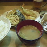 はちまき - 海老天麩羅定食