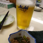 さたけ - 生ビールにお通し