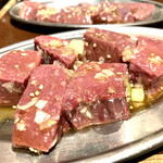 錦糸町ホルモン 天狗 - 角切りハツ　780円