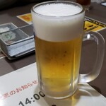 中華料理 景福 - 生ビール(500円)