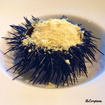 プチレストラン ブーケ・ド・フランス - 殻付き海胆のEspuma仕立