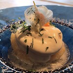 プチレストラン ブーケ・ド・フランス - Compo de pêche blanche et glace