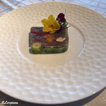 プチレストラン ブーケ・ド・フランス - 鯵と夏野菜のTerrine