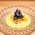 肉屋 田中 - 青森県とうもろこし 福岡県赤雲丹 フレッシュキャビア