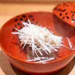 肉屋 田中 - タンと松茸のお椀