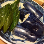 ぎおん - 大定番1：胡瓜と茄子のお新香です