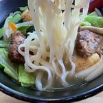 風遊斎 - ガンジュウ スバの麺