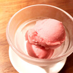 アルカフェ - 山形佐藤錦さくらんぼシャーベット