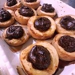 カフェアマレーナ - 桃とカカオアマレッティーのオーブン焼き