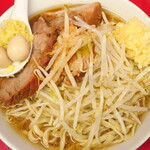 ラーメン二郎 - ラーメン小＋ニンニク多め＋ショウガ半分
