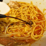 ラーメン二郎 - 赤酢投入～♪