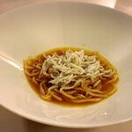 オーガニックグリル鵠沼海岸 - パスタ
      湘南小麦のパスタ　スープドポワソン　湘南しらす