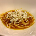 オーガニックグリル鵠沼海岸 - パスタ
      湘南小麦のパスタ　スープドポワソン　湘南しらす