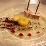 オーガニックグリル鵠沼海岸 - ミニシャルディーズ
      バニラクッキー
      フランボワーズマシュマロ