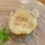 ラ メゾン グルマンディーズ - ランチコース(\2,000)　前菜（いちじくのフリット）