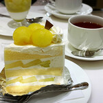 ニュウスタイル銀座千疋屋  - メロンのショートケーキ