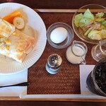 珈琲 蔵人珈蔵 - ハムチーズトーストモーニング