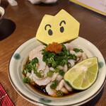 ひろ志 - 白子のポン酢。鮮度抜群でンマい、、。天ぷらも食べたかった、、