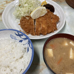 お食事 まるやま - チキンカツ定食