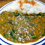 ベルストア - ほうれん草とお豆のひき肉カレーライス
