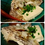 旬菜処 びいどろ - 石垣島白鯛の頭と島豆腐のマース煮