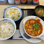 Matsuya - 海老のチリソース定食