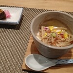 Kanda Irusa - 手作り豆腐のえのきがけ