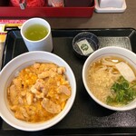 なか卯 - 料理写真:親子丼セット(ランチ)