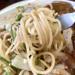 パーラーつるや - パスタ自体は喫茶店あるあるで和風な甘目な醤油味かな？