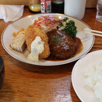 洋食　こばやし - 定食全体