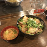鉄板食堂 バレーナ - オキアミ味噌汁とセット