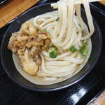 まさご屋 - 麺のリフトアップ