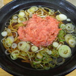 ふじ - 天ぷらそば＋紅しょうが