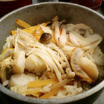 椿庵 - ほたて釜飯