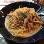 パスタ食堂 クオーレ - ポルチーニ茸パスタ