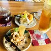 Oyasumi Dokoro Hakusantei - モンブランタルト、サツマイモのシフォンケーキ
                紅茶、フルーツ酵素と甘酒ジンジャーエール
