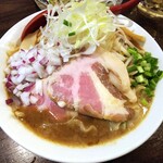 金町製麺 - 濃厚豚骨魚介そば