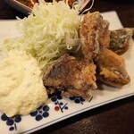 金町製麺 - サバの竜田揚げ自家製タルタル添え　400円