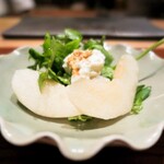とり茶太郎 - 梨とブルーチーズのサラダ♪