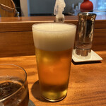 Ginza Katsukami - 生ビール　700円