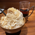 銀座かつかみ - かき氷（カフェオレ味）